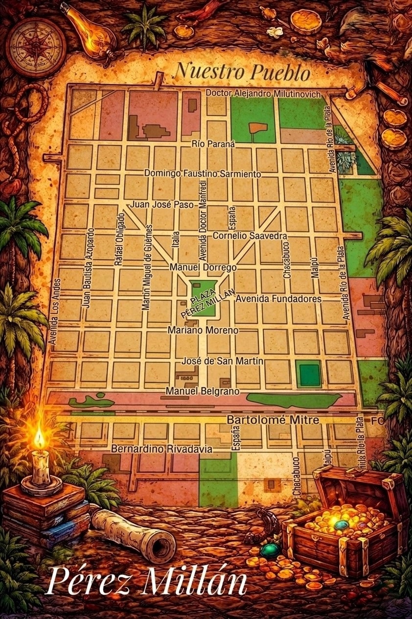 Mapa base de Pérez Millán